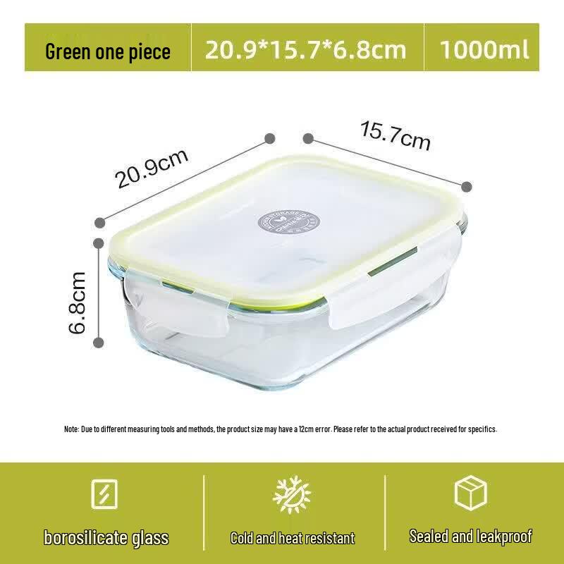 Camellia Microwave-Safe Glass Food Storage Containers