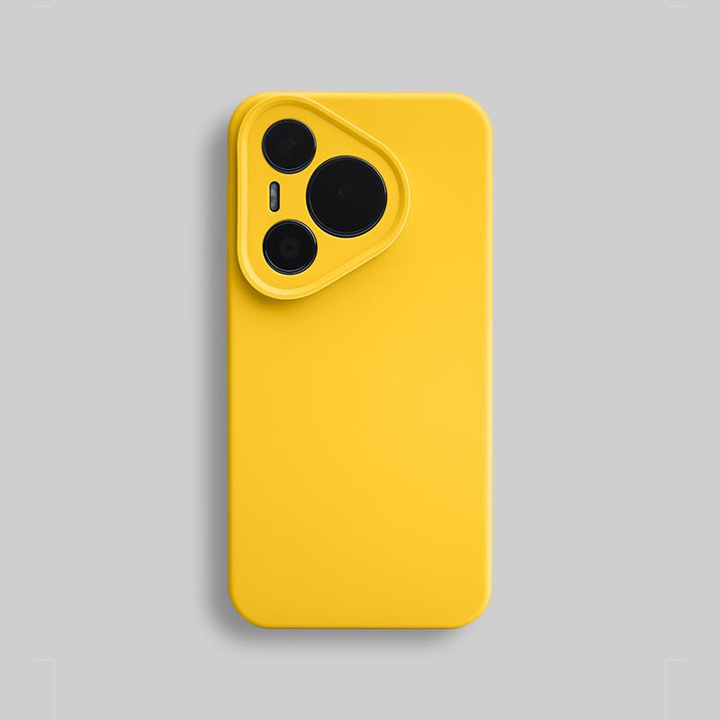 Pure color true liquid silicone is suitable for Huawei Pura70Pro + mobile phone case, fine hole all-inclusive, anti-drop soft cover.