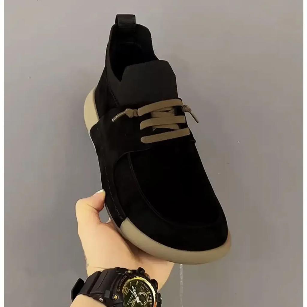 2025 New Men's Shoes Spring Fashion Soft Leather Business Casual Shoes Versatile Soft Bottom Non Slip Leather Shoes
