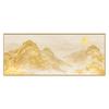 Golden Mountain Luxury Wall Art: Modern Sofa Backdrop for Living Room or Office