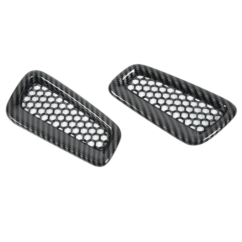 2pcs Dash Side Air Vent Cover Carbon Fiber Style ABS Wearproof Replacement for Civic 11th 2022