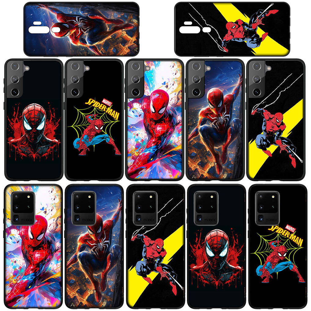 for iPhone 17 16 15 Xiaomi Poco F7 F8 X7 X6 C85 C75 M8 Redmi Note 14 13 12 11 Pro Max 14C 13C 15C A3 A4 Case Poster Spider Man Marvel Spiderman Cover