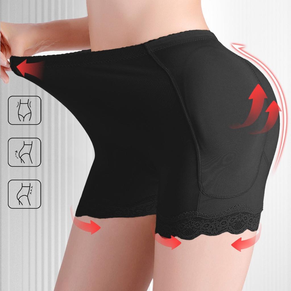 Ladies' Belt-slimming Pants, Hip And Hip Lifting Pants, Lace Edge With Padding, Adjustable Belt-slimming Style