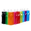 480ML Portable Foldable Silicone Folding Water Bottle Water Bag Outdoor Sport Supplies Hiking Camping Soft Flask Bag