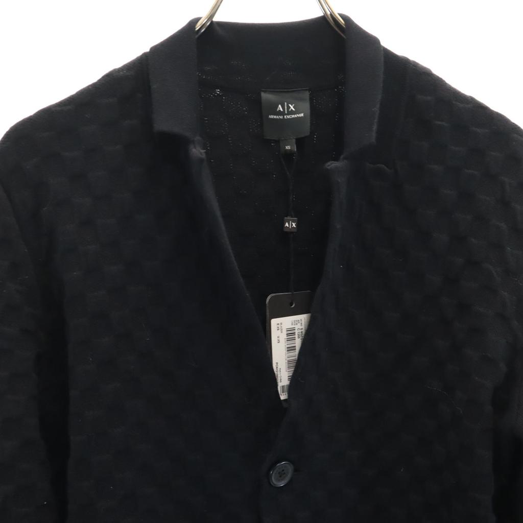 unused ARMANI EXCHANGE Knit jacket XS black Men's Used