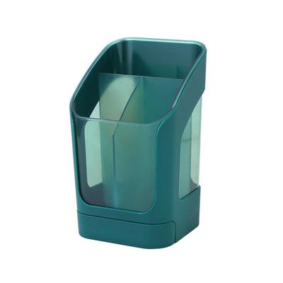 Portaposate con Scolapiatti 3 Scomparti Grande Capacità PET Leggero Visibile Scatola Porta Cucchiaio per Cucina