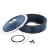 RASTP-14" x 4" Washable Round Super Flow Thru Air Cleaner Filter For 5-1/8 Carb Neck OFI177