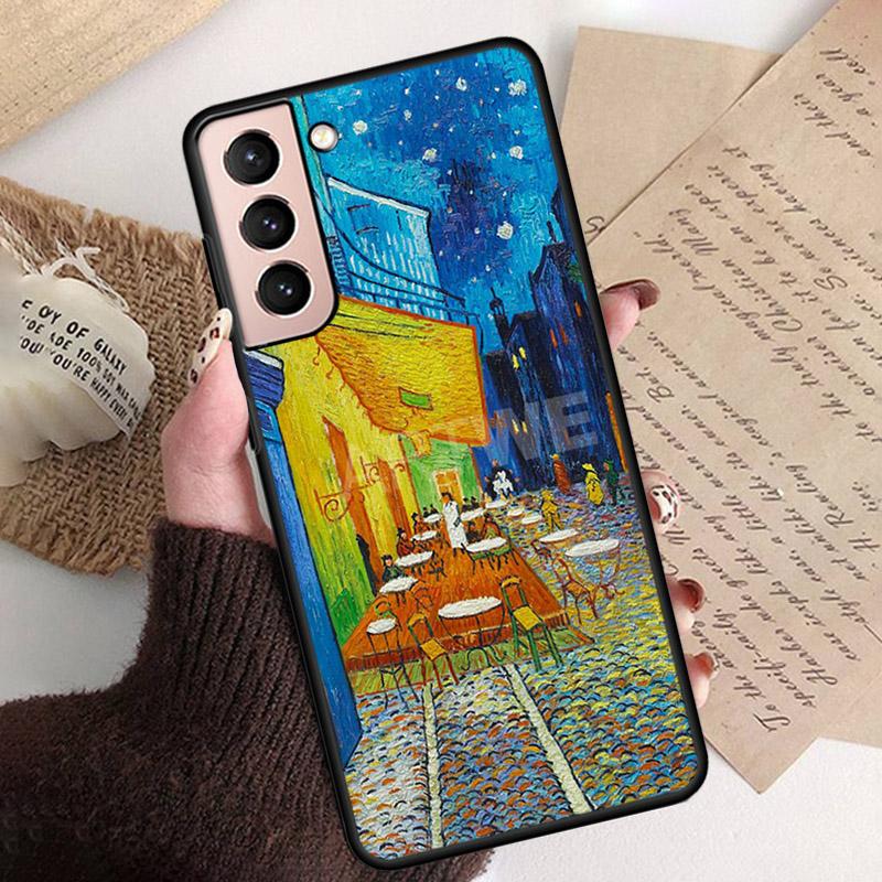 Vincent Van Gogh Star Night Phone Case for Samsung S26 S25 S24 S23 S22 Ultra S23 S22 S25 Plus S24 FE S26Edge Funda Capa