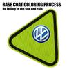 opq1 For VW Golf 8 7 5 6 Passat Polo GTI Tiguan R32 MK4 Rline Car Body Safety Warning Mark Reflective Stickers Auto Styling 1pc/2pcs