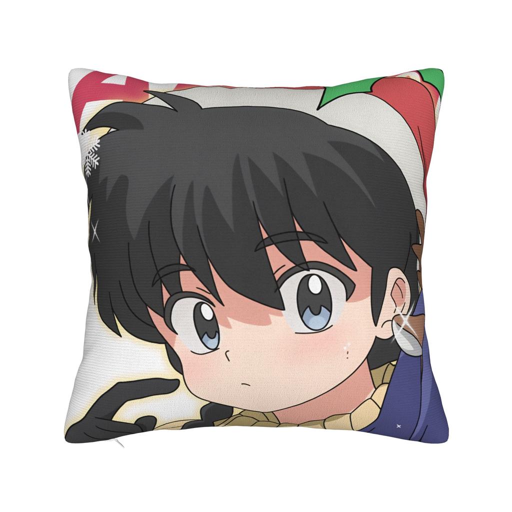 Anime Ranma 1/2  Pillow Cover Kawaii Pillow Case For Sofa Bedroom Home Decor Comfy Pillowcases Birthday Present