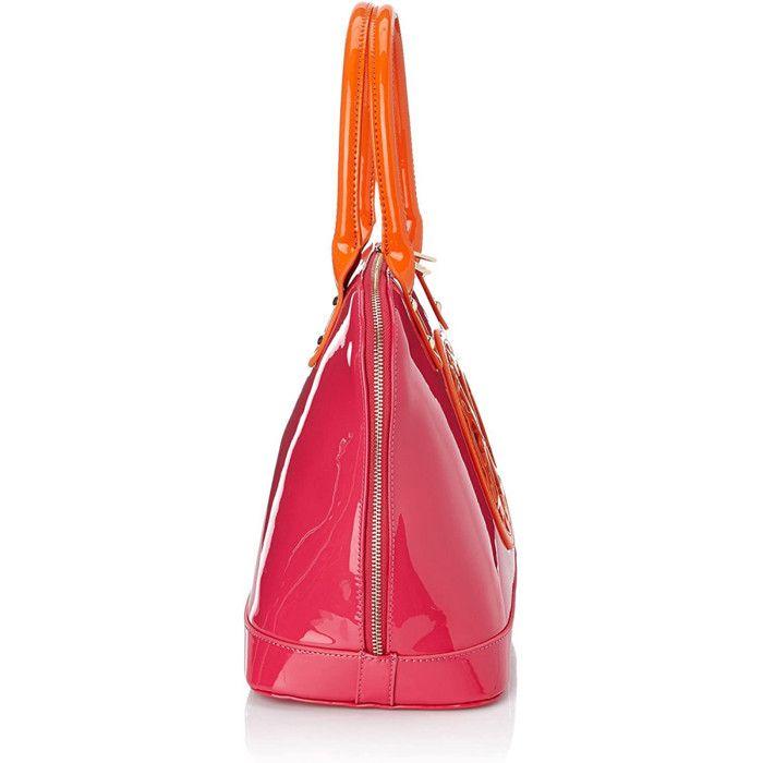 Christian Lacroix Bangle Handbag 8 Fuchsia/Orange