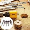 5pcs Chamfering Tool Set with 5% Cobalt Content and Round Shank 5 Flute Design Countersink Drill Bit for Wood Plastic