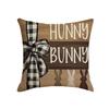 Easter Pillow Covers 18 X 18 Inch Set Of 4 For Vintage Polka Dot Love Heart Bunny Decor Throw Pillows Spring Bow Rabbits Outdoor Decorative Cushion