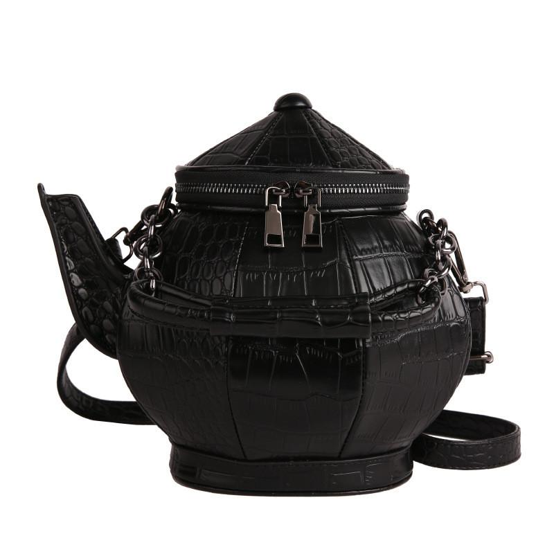 Creative Water Bucket Bag Featuring Embellishments For Womens Fashion