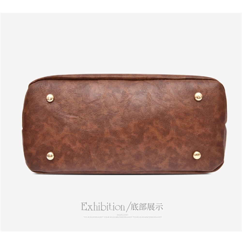 Six-piece handbag set, mother-in-law bag, retro simple shoulder crossbody bag