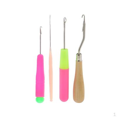 4 Pieces//Plastic Crochet Latch Hooks Hair/