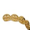 Used 10833 Bracelet Logo Cuff 37317 7993 Gold Plated Brass Double T Monogram Gold Women's from Japan AUTHENTIC