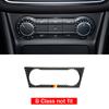 Central Console AC CD Panel Cover Trim Carbon Fiber Decoration Stickers For Mercedes-Benz A B Class W176 W246 CLA C117 GLA X156