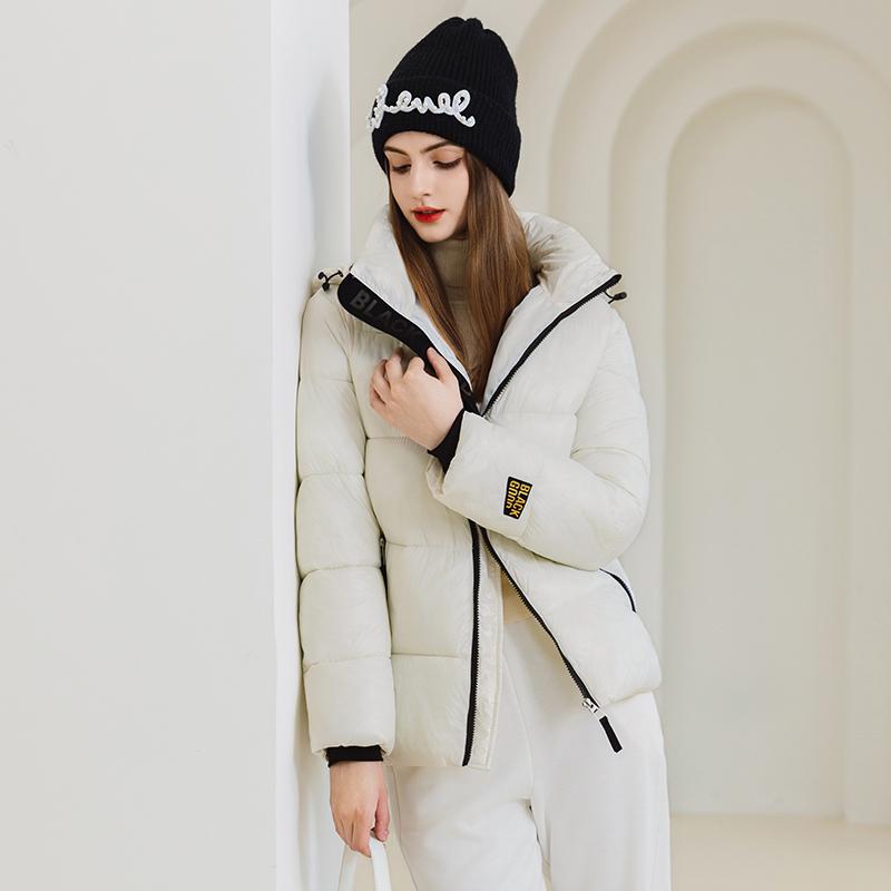 Autumn Winter Thicken Warm Parka Women Casual Sweety Solid Color Big Pocket Loose Short Hooded Coat Jackets Outwear