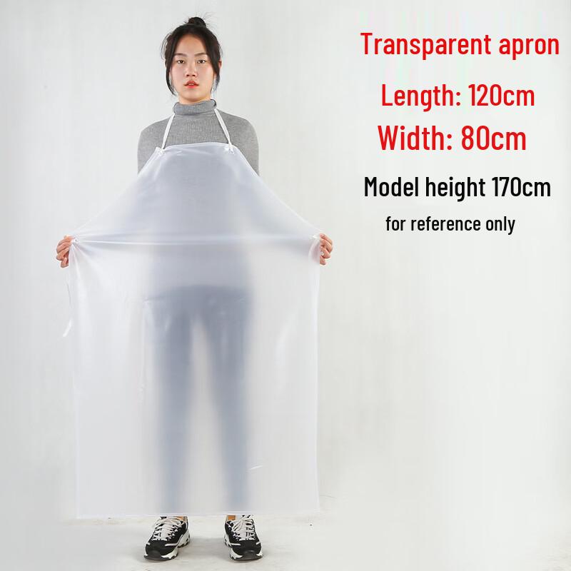 Adult Transparent Apron Set