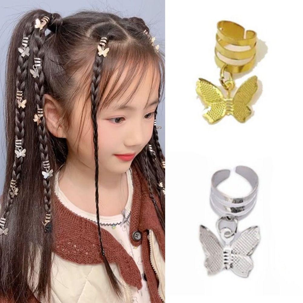 20Pcs Dread Locks Hollow Out Hair Ring Hair Braiding Hair Braid Tubes Dreadlocks Beads  Decor