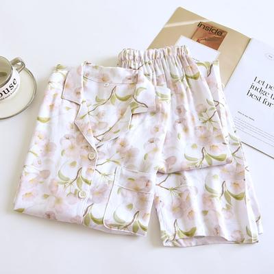 2026 Spring and Autumn New Women's Thin Pajama Set with Viscose Fiber Long Sleeve Pants, High End Satin Home Clothes Ladies