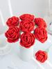 Rose Finish Product Outdoor Garden Arch Wedding Bridal Bouquet Home Bonsai Party Gift Box Artificial Handmade Crochet