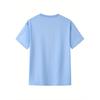 Cotton Summer Men's 100% Pure Cotton Casual Loose Plus Size Cross Creative Printed Sports Comfortable Round Neck Short Sleeved T-shirt