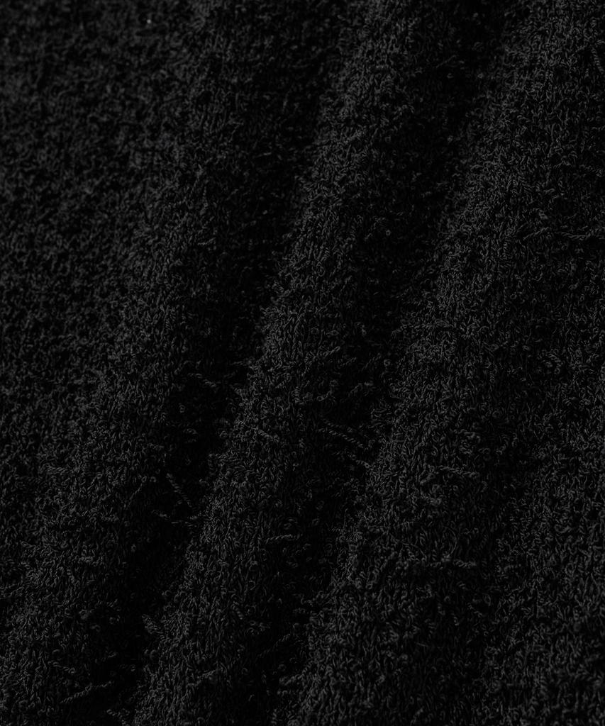 Noir For Woman Feathery Long Knit Skirt (Black)