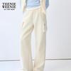 Teenie Weenie Women's Autumn Casual Cargo Sweatpants