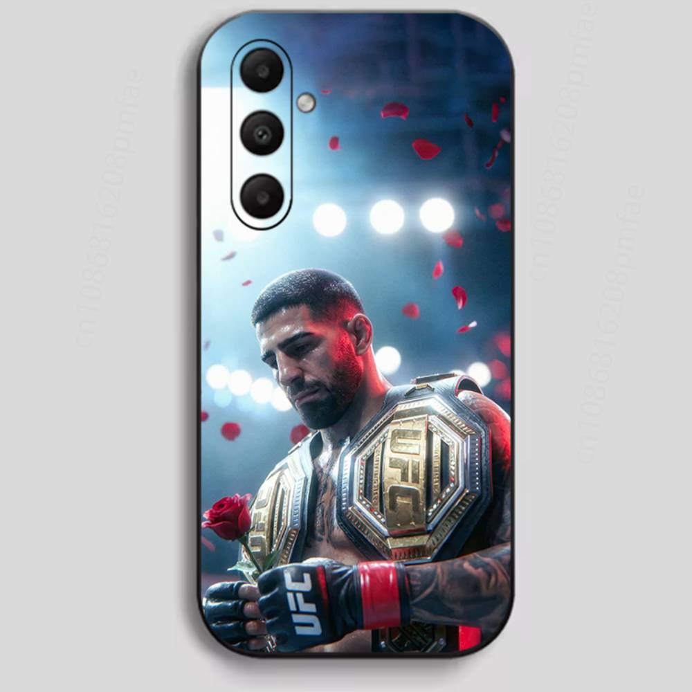 I-Ilia Champion T-Topuria Phone Case For Samsung Galaxy A13,21s,22,31,32,40,52,71,A91 Soft Black Shell