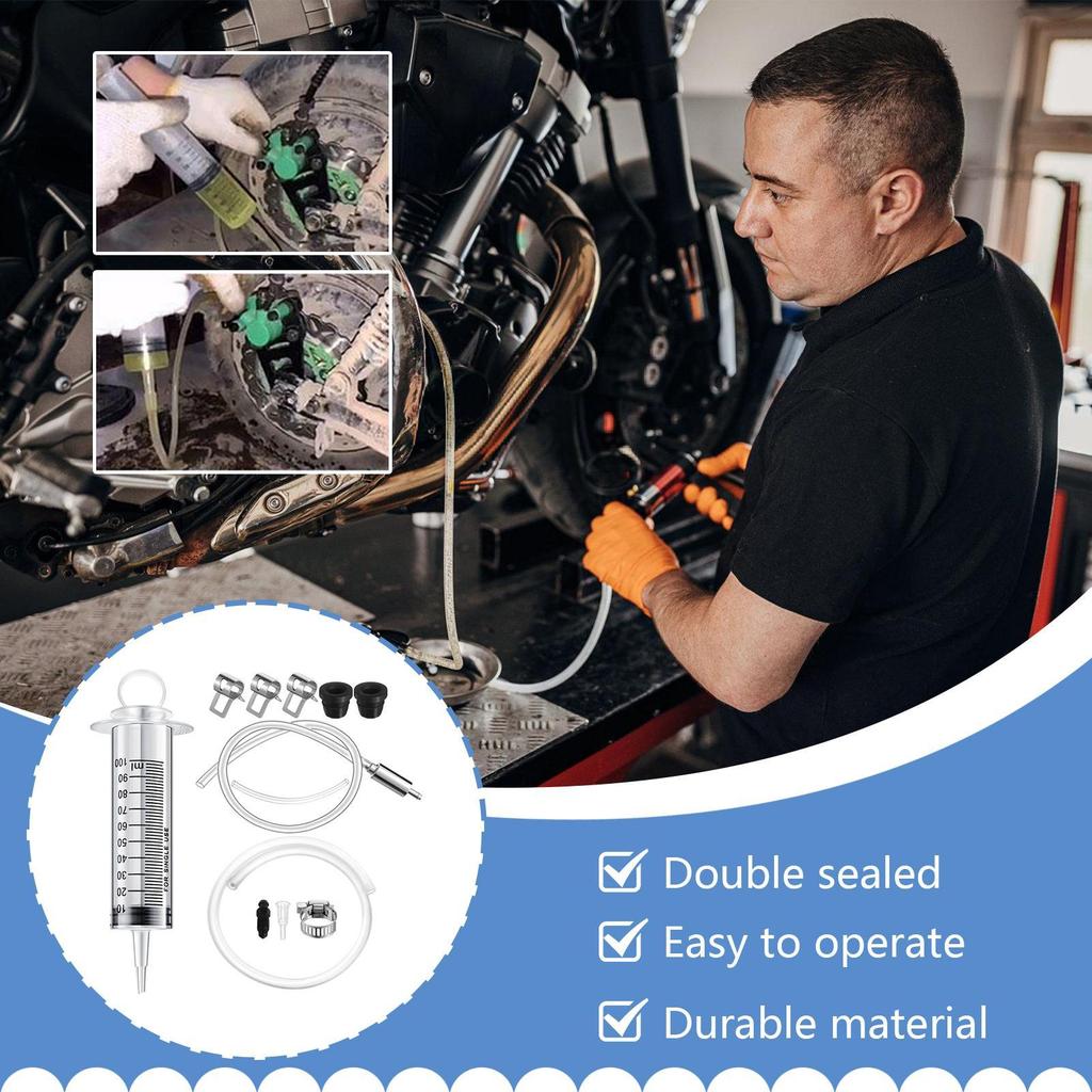 Bremsflüssigkeits-Extraktor Ölabsaugpumpe 12-teiliges Extraktionswerkzeug-Set Zum Luftentlüften Wechseln Kupplungssystem Werkstatt Autoservice