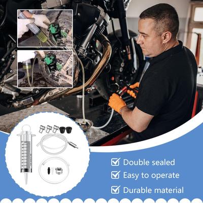Hand Vacuum Pump Automotive Oil Suction Pump Extraction Tool For Air Oil Changing Automotive Car Service Boat Clutch System Lawn
