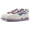 New LiNing Future C1 Slip Resistant Cushioning Wear Resistant Support Low Top Skateboard Shoes Women's White Purple AGCU032-3