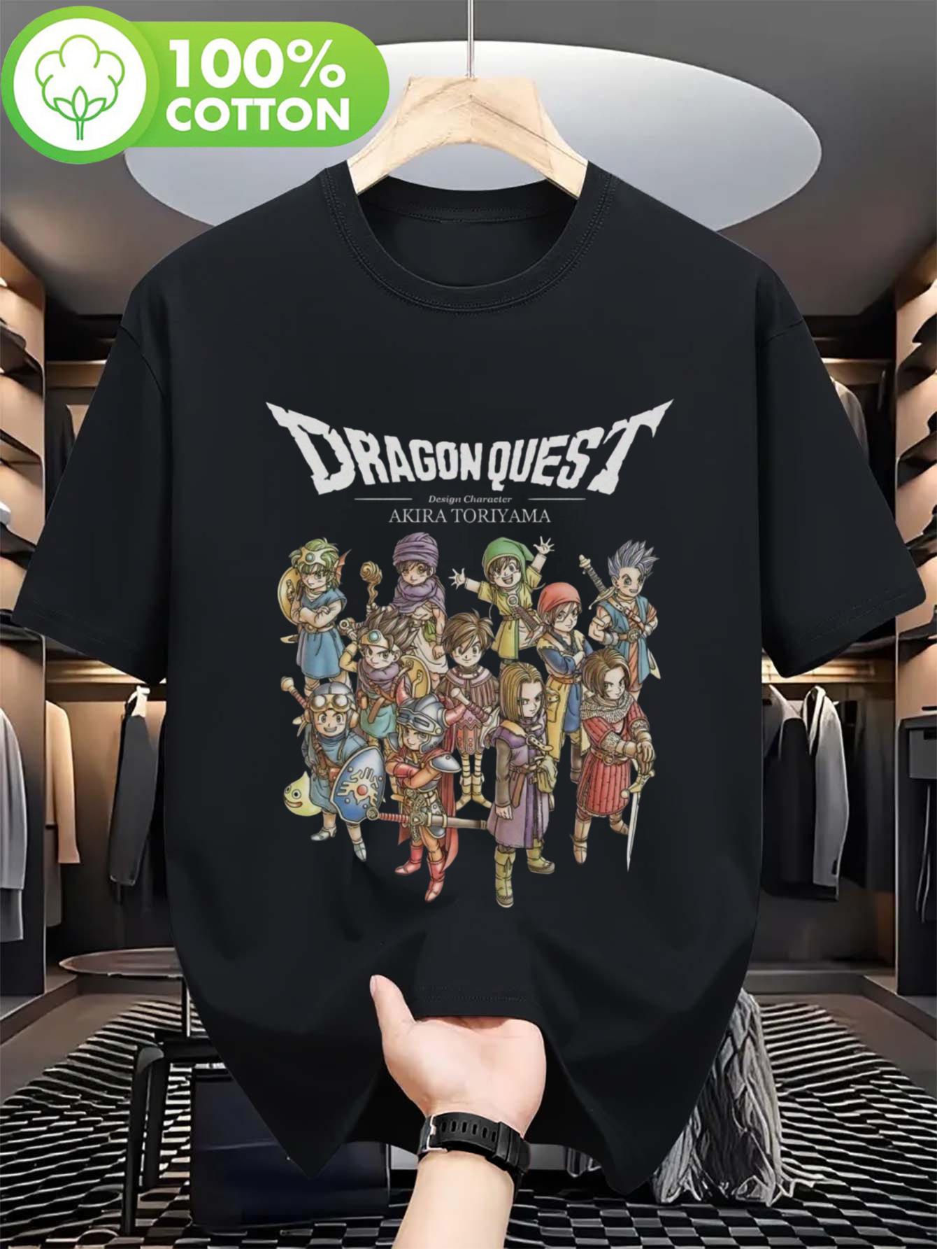 Summer Hot Selling Dragon Quest Retro Game Men s T-shirt - Classic Dragon Quest VIII Theme Short Sleeve Shirt S разноцветный