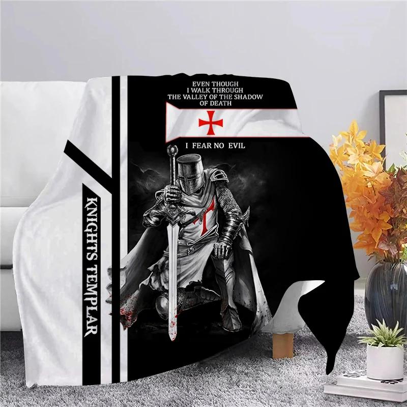 Viking Warrior Flannel Blanket,Warm Soft Cozy Throw Blanket for Bedroom Bed Sofa Travel,teen Adult Black Home Decor Blanket Gift 75x90cm