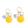 Pickleball Bag Tag Keyring Pickball Pendant For Party Hoilday Handbag Birthday Gift Car Keychain Accessories For Sports Lovers