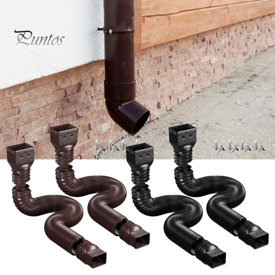 

1 комплект, практичный гибкий, устойчивый к разрыву удлинитель для сливной трубы, удлинитель для сливной трубы, набор удлинителей для дождевого желоба, принадлежности для ванной комнаты