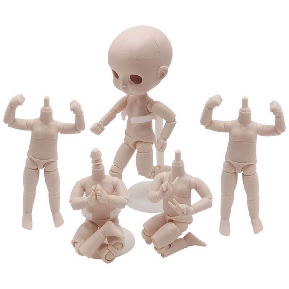 Multi Joint Ob11 Doll Toy Dress Up Doll Model Body Doll Accessories Ymy Body Doll  DIY Toy