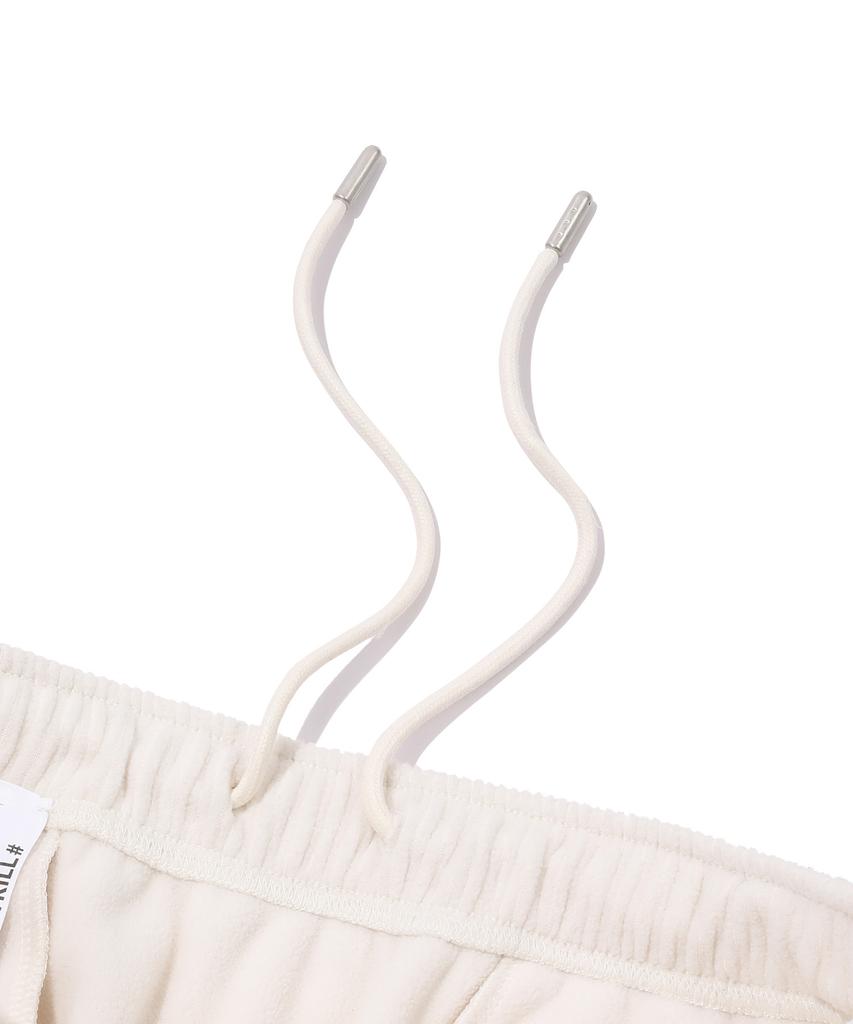 BEENTRILL Corduroy Fleece Long Skirt (Ivory)