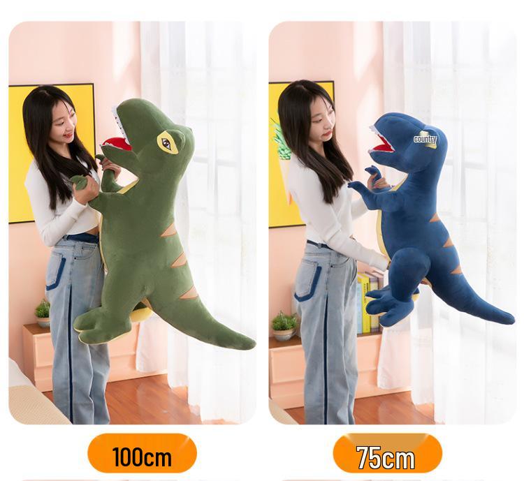 Large Tyrannosaurus Rex Plush Pillow - Cute Dinosaur Doll for Boys' Birthday