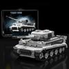 Military 1:28 Tiger Heavy Tank Building Model WW2 Bricks Sets Creative Blocks Toys Festival Gift For Boys Kids Adult 1600+pcs