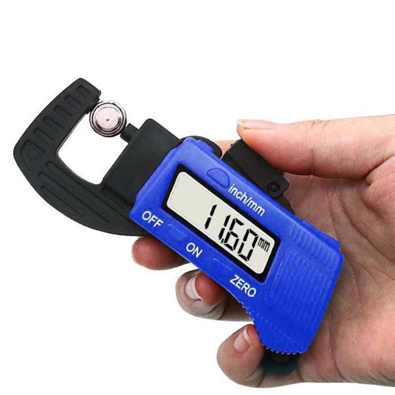 0-12.7mm Carbon Fiber Composites Digital Thickness Caliper Micrometer Guage