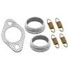 Exhaust Muffler Gasket Seal Spring Rebuild Kit for Polaris 01-14 Sportsman 400 450 500 Ranger 400 425 500 Scrambler 500 Hawkeye