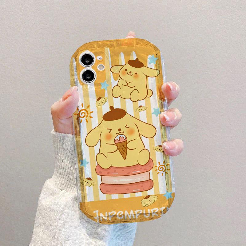 Cover For OPPO Realme C85 PRO C83 16 15 Pro 14 5G 5 5i C67 C63 C65 C21Y C35 5G  Y2K Hello Kitty Sanrio Kuromi Pom Pom Purin Case