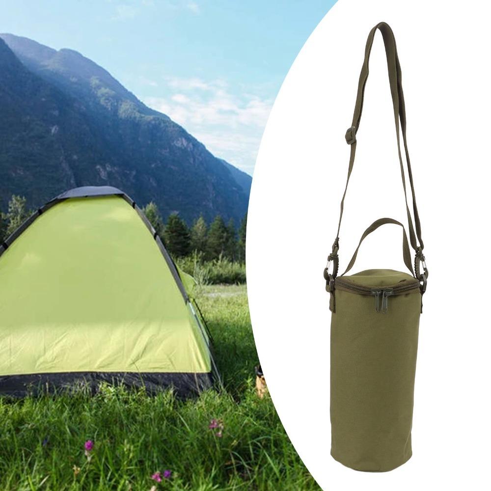 1000D Nylon Camping Storage Bag Shoulder Strap Camping Organizer Durable Gas Cylinder Cover  Hiking
