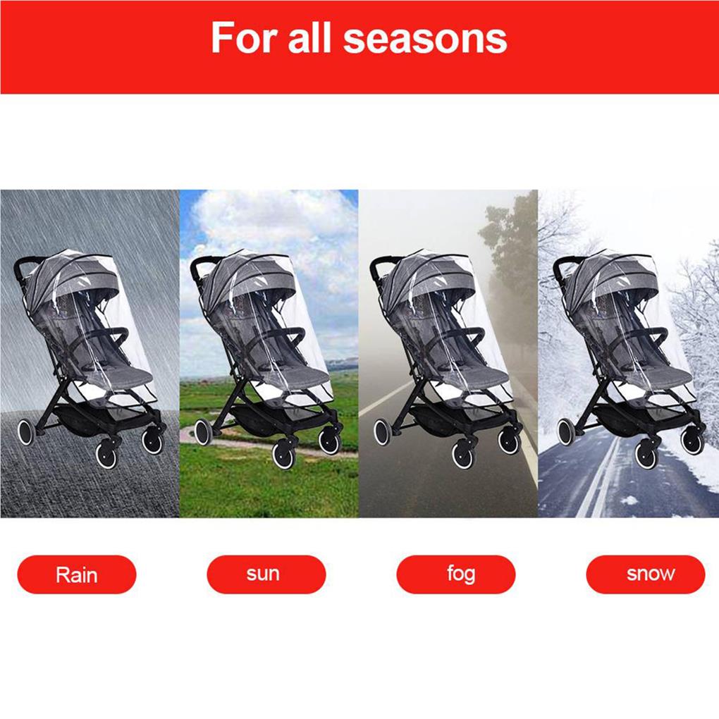 Stroller Rain Cover Universal Protective Outdoor Rainproof Covers Protector Babies Carriage Accessory Modified Component