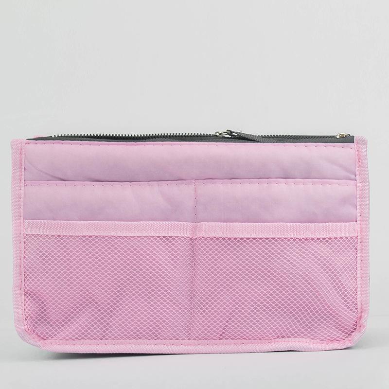 Korean Style Double Zipper Cosmetic Bag Multi Functional Storage Bag