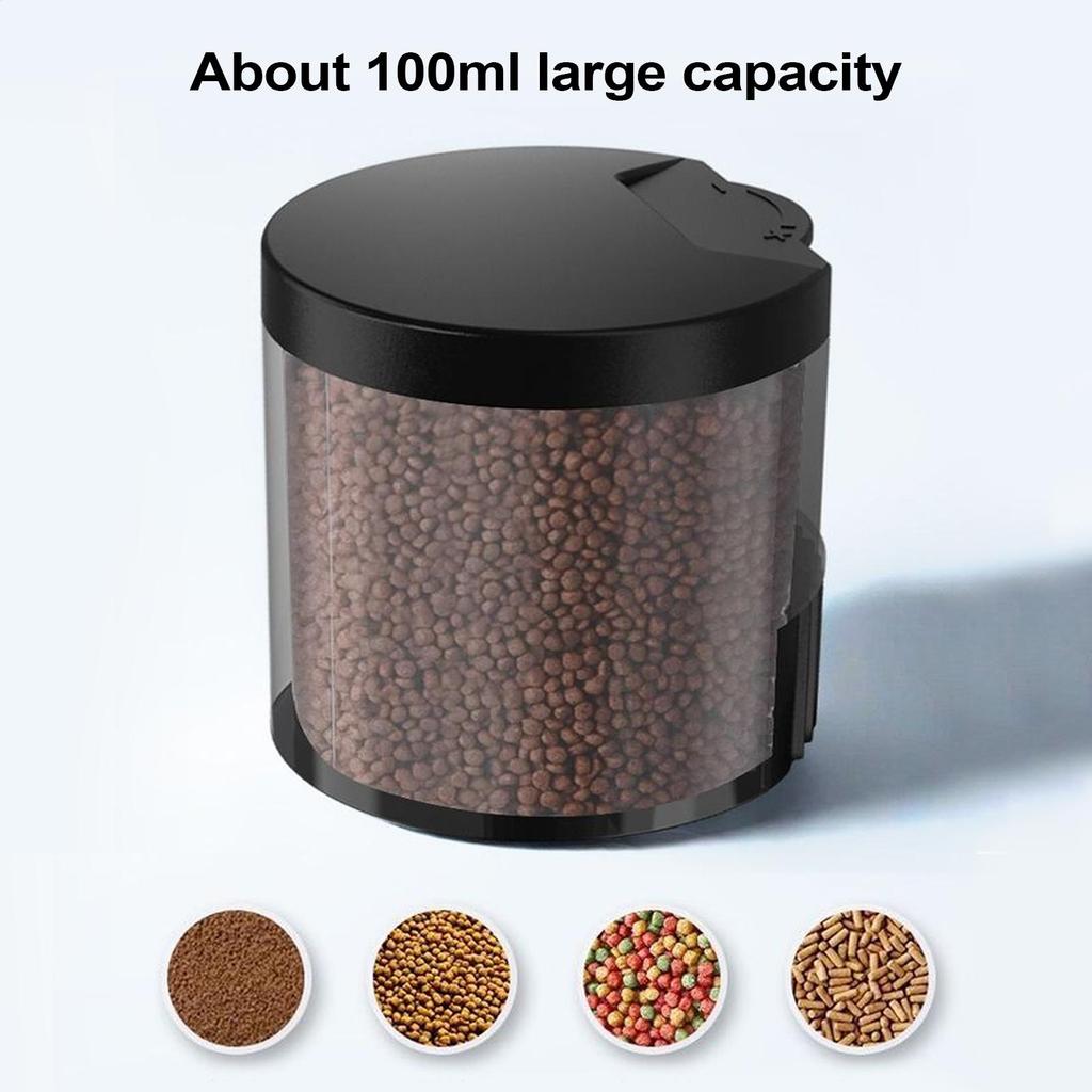 100ml Capacity Auto Fish Feeder Automatic Fish Feeder for Aquarium Smart Timer Auto Fish Food Dispenser for Koi Guppy Betta