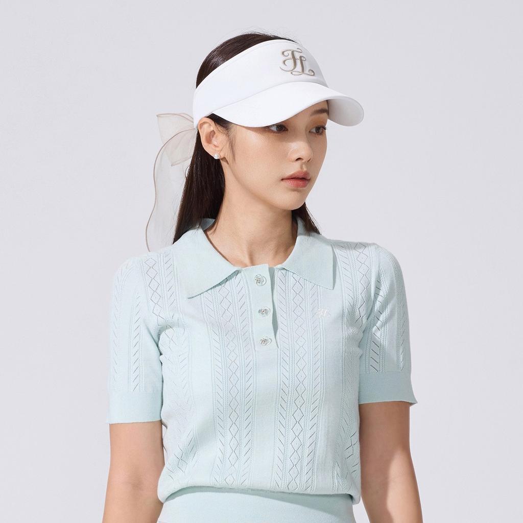 FAIRLIAR GOLF Colored Organza Visor (Beige)